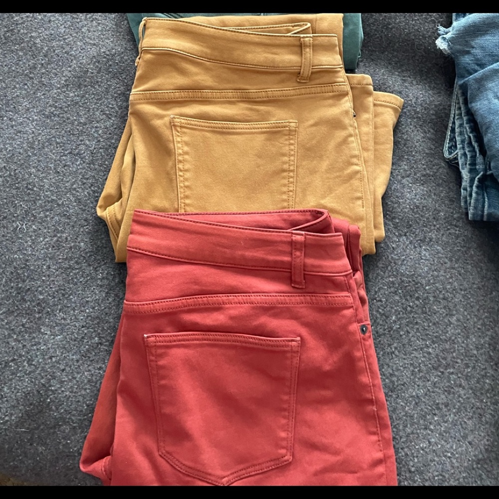 Dress Barn Gold Denim size 12